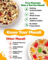 1kg True Elements Breakfast Cereal Muesli, - Nuts and Berries, High Fiber
