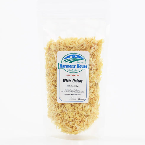 Harmony House Dried Onions, Chopped Dehydrated Vegetables For Cooking, Camping, Emergency Supply