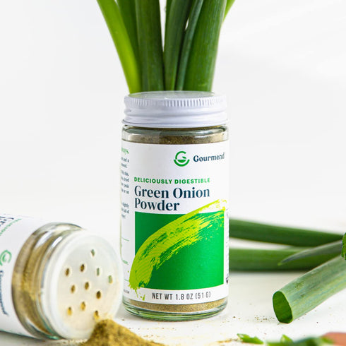 100% Gourmend Foods Organic Green Onion Powder Certified Low FODMAP Onion Substitute, Filler Free, Gluten Free