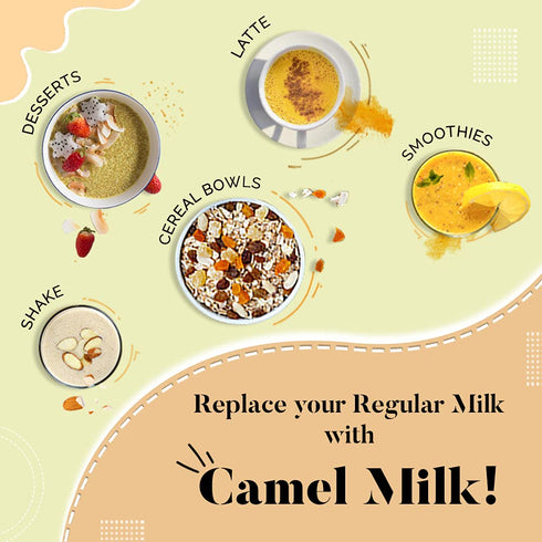 300gms 10.58 Oz HYE FOODS Milky Dunes | Camel Milk Powder | Pasture Grazed | Turmeric | Golden Milk | |
