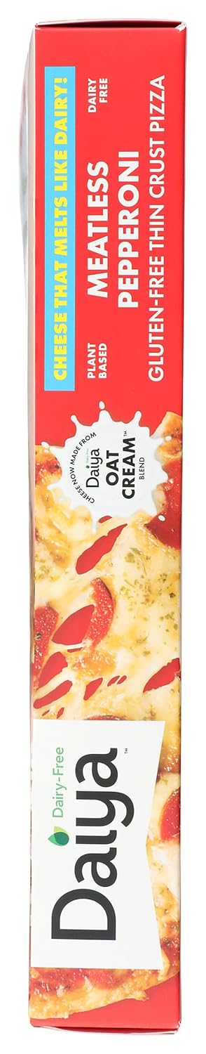 Frozen, 16.7 Daiya, Dairy Free Gluten Free Meatless Pepperoni Vegan Pizza, Ounce