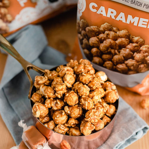 8 (Pack 12) G.H. Cretors Caramel Popcorn, Non GMO, Zero Trans Fat, Ounces