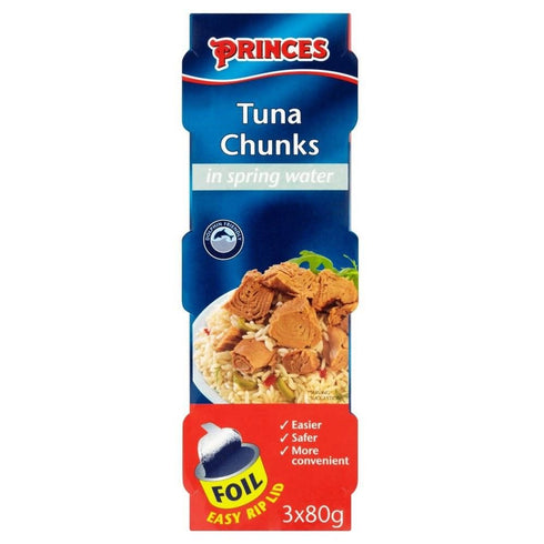 Princes Tuna Chunks in Spring Water (3x80g)