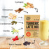 6.35 oz Pack, 90 Nature's Harvest - Turmeric Latte Mix, Add on Golden Milk Tea, Smoothies and Other Drinks, Turmeric