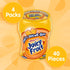 Juicy Fruit Gum Pack, 40-Piece (4 Pack) - Original Bubble Gum Bulk Bottle