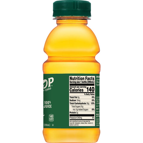 100% 10 oz. (Pack 12) Tree Top Apple Juice, Fl