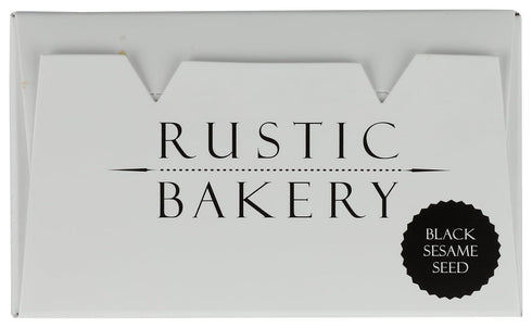 6 Rustic Bakery, Flatbread Black Sesame Organic, Ounce