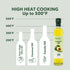100% 500ml Benissimo Pure Avocado Oil, Glass Bottle, Allergen-Free and Non-GMO, Premium Cold-Pressed Cooking Oil