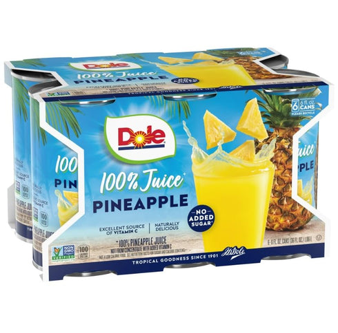 KD Chocolates 100% 6 Oz, 6 Dale Pineapple Juice, Canned Pineapple Juice, Cans