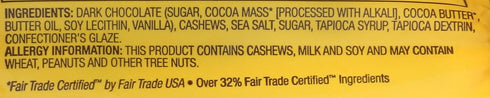 2.3 OZ MARICH CONFECTIONERY Dark Choc Sea Salt Cashews