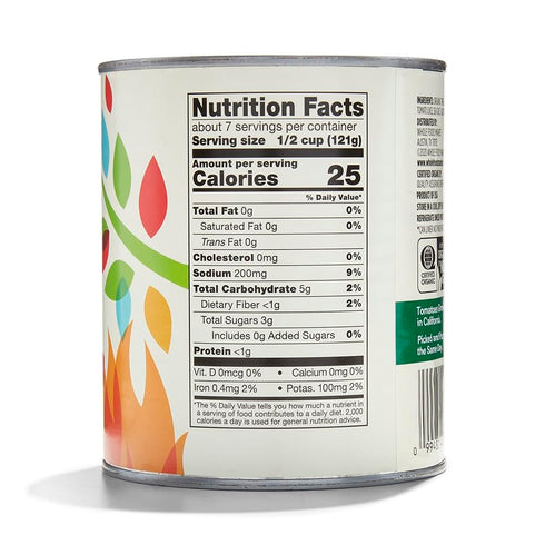 365 28 (Pack 3) by Whole Foods Market, Tomatoes Diced Fire Roasted Organic, Ounce