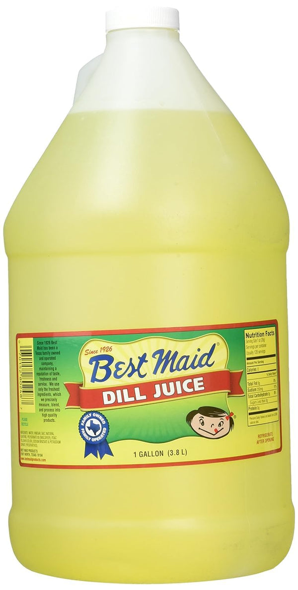 YUMDELISH Best Maid Dill Pickle Juice, 1 Gallon (128oz) | Pickle Juice Sports
