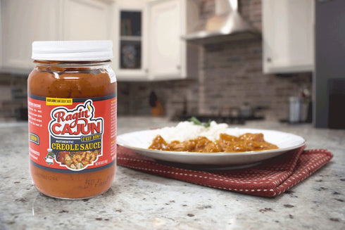 16 oz (Pack 6) Fully Cooked Creole Sauce Ragin' Cajun