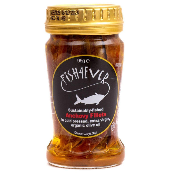 Fish4ever Fish 4 Ever Anchovies in Organic Olive Oil (95g)