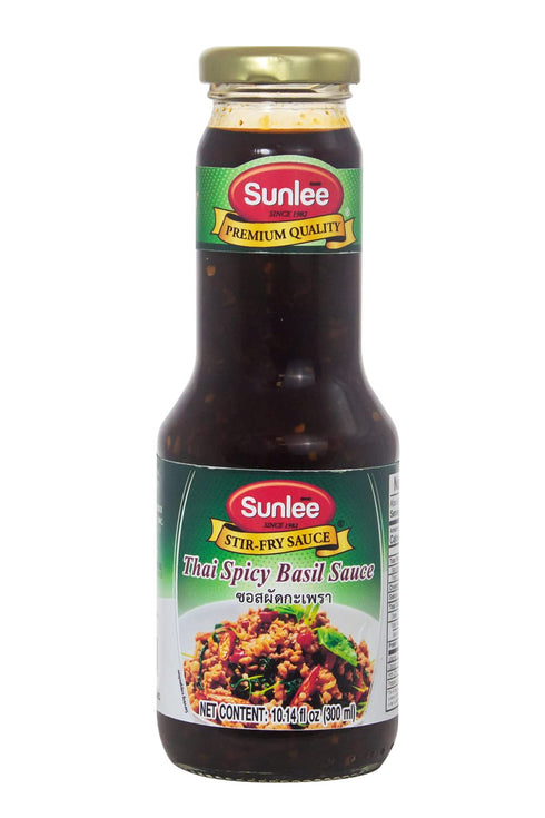 Sunlee Thai Spicy Basil Sauce (Pad Kra Pao Sauce) 10.14 fl oz