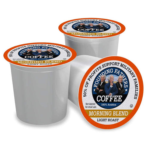 2.0 80 Count Founding Fathers Coffee Single Serve Pods for Keurig K-Cup Brewers, Morning Blend