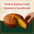 JO BAKES 1 lb 6 oz (624 Southern Cornbread Loaf Sweet Rich Buttery Flavor Homemade Style Freshly Baked Whole Perfect