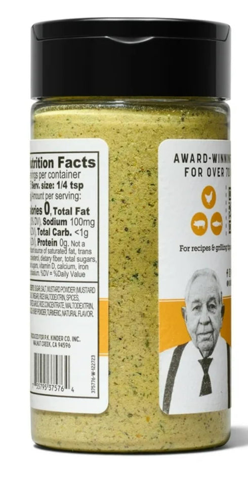 6.2 oz Kinder's Premium Quality Honey Mustard Seasoning