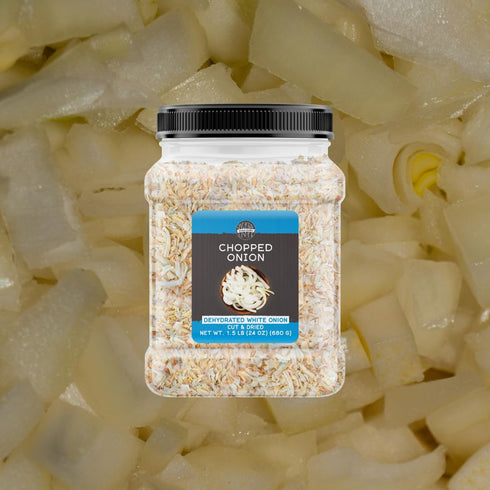 Birch & Meadow Chopped Onion, 1.5 lb, Cut & Dried, Versatile Ingredient for Soups & Casseroles