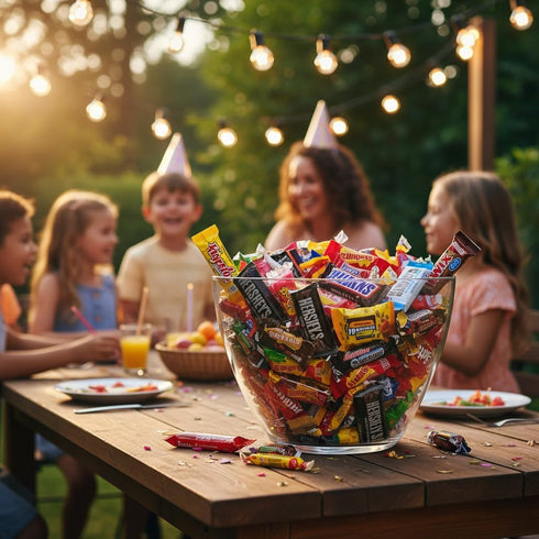 Yummy Chew Pack 5lb 5 Assorted Chocolate and Candy Variety Bulk - Bulk Chocolate Candy Individually Wrapped - Assorted