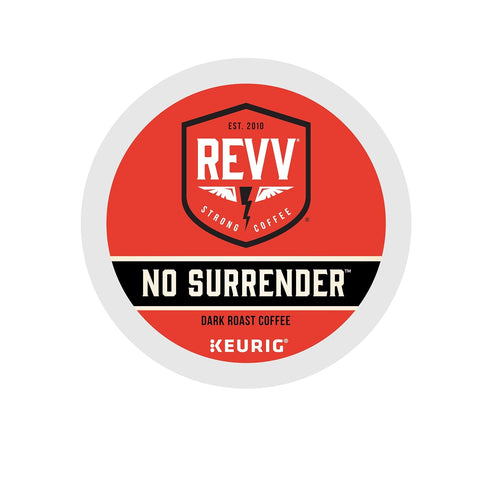48 Count REVV No Surrender Keurig Single-Serve K-Cup Pods, Dark Roast Coffee