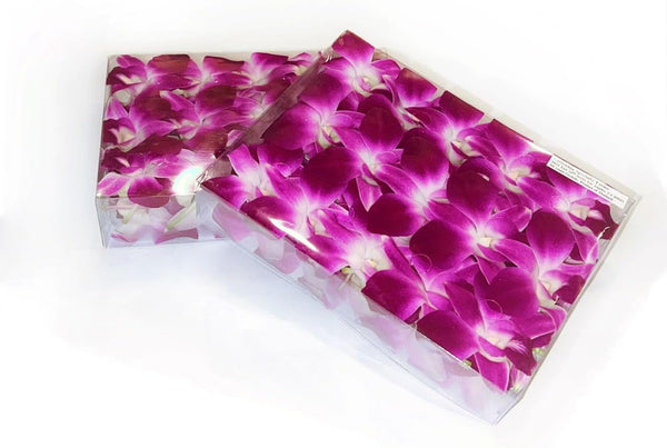 Fresh Purple Dendrobium Orchids Individual blossoms 100 ct (2 box@50 pcs). For