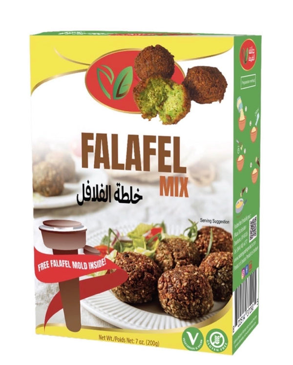 Generic Falafel Mix, Vegetarian and Vegan, Gluten Free, Includes Free Falafel Mold, 7