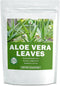 HOLFLYING Dried Aloe Vera Leaves Sliced - 2.5 oz, Cut & Sifted, All-Natural