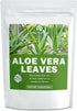 HOLFLYING Dried Aloe Vera Leaves Sliced - 2.5 oz, Cut & Sifted, All-Natural