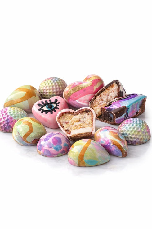 Generic Berry Yogurt Indulgence - By Chef Gabriela Polanco Handcrafted Artisan Chocolate Bonbons,