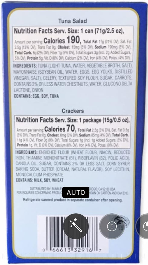 Kit/3oz#32916 Brunswick-RTE Tuna Salad