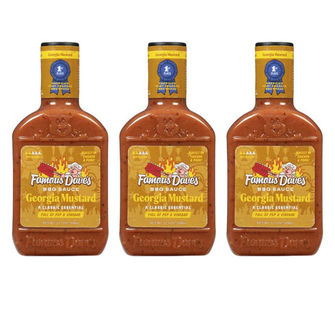 Famous Dave's - 3 pck, Georgia Mustard BBQ Sauce (52.5 oz.)