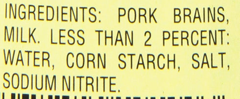 Rose 5 (4 Pack) Pork Brains with Milk Gravy Ounce Cans Cans Per