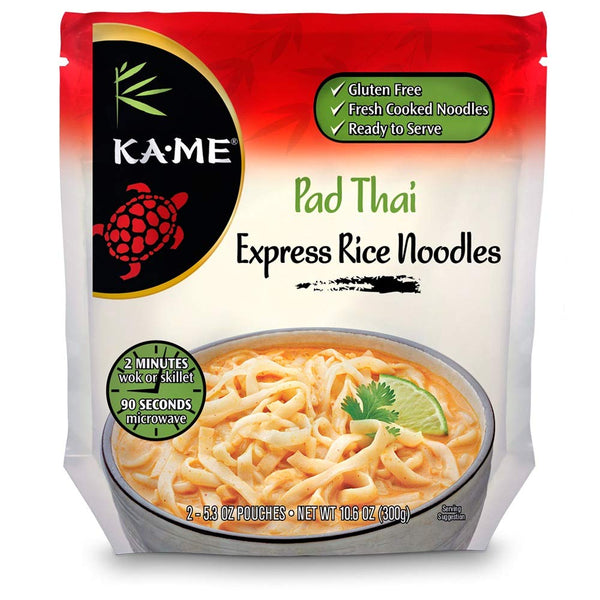 Ka-Me Gluten Free Rice Noodles - Pad Thai Express Noodles Ready To