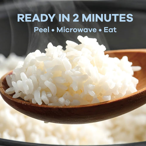 2 7.41 oz (Pack 12) OTOKI Korean Cooked White Rice, Authentic Fluffy Rice, Ready in Minutes, Gluten-Free Microwavable