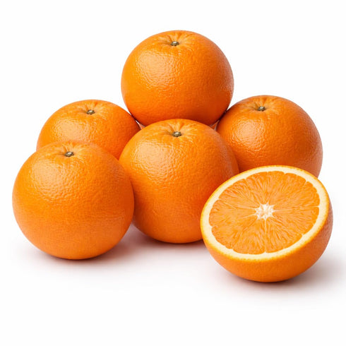 Generic Fresh large Navel Oranges, 4 Count Sweet, Juicy, Seedless Citrus Fruit, Perfect