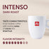 100% 32 Count, 1 Pack illy Coffee K Cup, Pods for Keurig Machines, Intenso Dark Roast, Arabica, Premium Italian Coffee