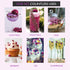 Set MILLIN Cocktail Garnish Gift Edible Flowers & Dehydrated Fruits | Premium Bar Accessories | Unique Gift for Her |