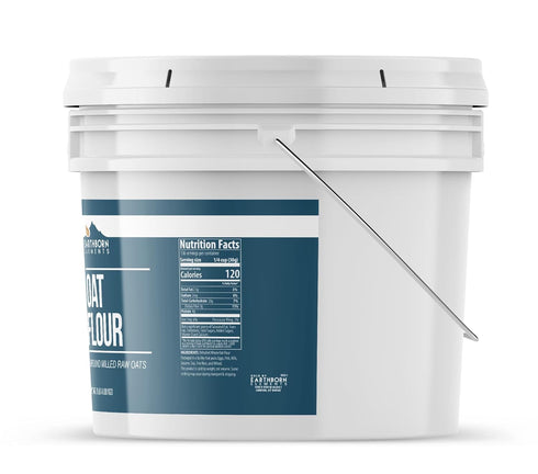 2 (9 Earthborn Elements Oat Flour Gallon Bucket, Gluten Free, Baking Pound)