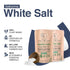 100% (7.05 (Pack 2)) SaltWise Salicornia White Salt Low Sodium Salt Substitute, Plant-Based Mineral Salt, Kosher