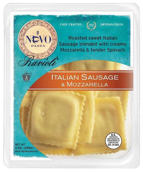 Generic Mozzarella 6) Nuovo Italian Sausage & Ravioli (Case