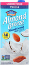 Blue Diamond Breeze Unsweetened Almond Milk & Coconut Milk Blend, Vanilla 32 fl oz