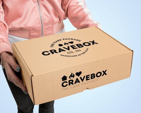(55 Count) Pack Package CRAVEBOX Healthy Snack Box Mother's Day Variety Care Gift Basket Kid Men Women Adult Nuts Fruit
