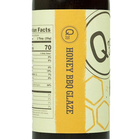Q39 Honey Kansas City BBQ Glaze Sauce, 15 oz