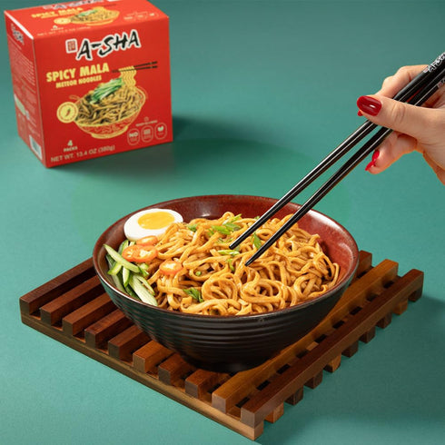 (3 12 Packs) 11g+ A-Sha The Signature Noodles Collection Flavors, | of Protein | Premium Air Dried Never Fried Noodles