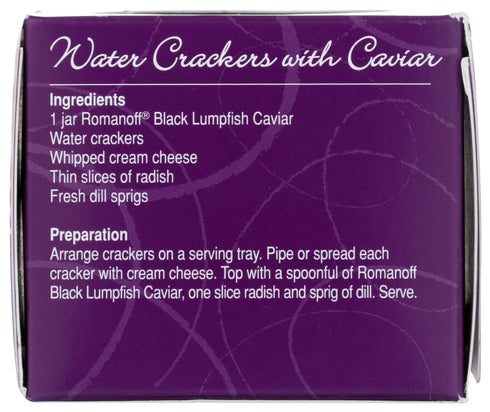 Marzetti 2 Oz., (Pack 3) Romanoff Caviar, Black Lumpfish, of by T.