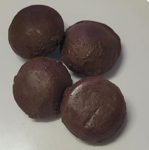 SHIWRAYZ (4 120g) Cocoa Balls with Cinnamon Leaves and Nutmeg. Di Jamaican Old Time Chocolate tea at Christmas Time