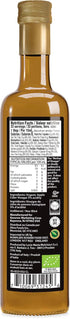 16.9oz, Tuscanini Italian Organic Unfiltered Apple Cider Vinegar with the Mother, Premium Quality, Certified Kosher