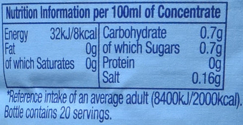 Robinsons 1 Orange & Mango No Added Sugar L