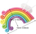 Rainbow Cake Topper Cupcake Pick - Wedding Birthday Party Favor Dessert Rainbow Design Cake Pick